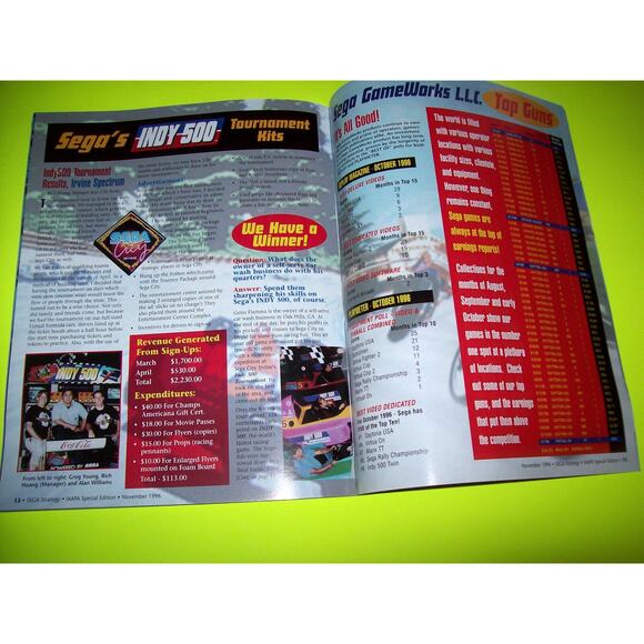 Sega Strategy Magazine Retro Video Arcade Games Virtua Fighter Daytona Die Hard - Picture 6 of 9